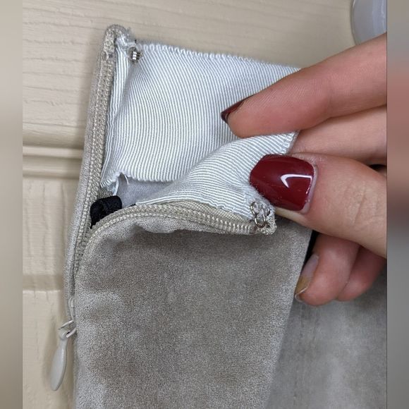 Aritzia Babaton Modern Mini Skirt - Faux Suede Light Tan/Sand - Picture 4 of 7